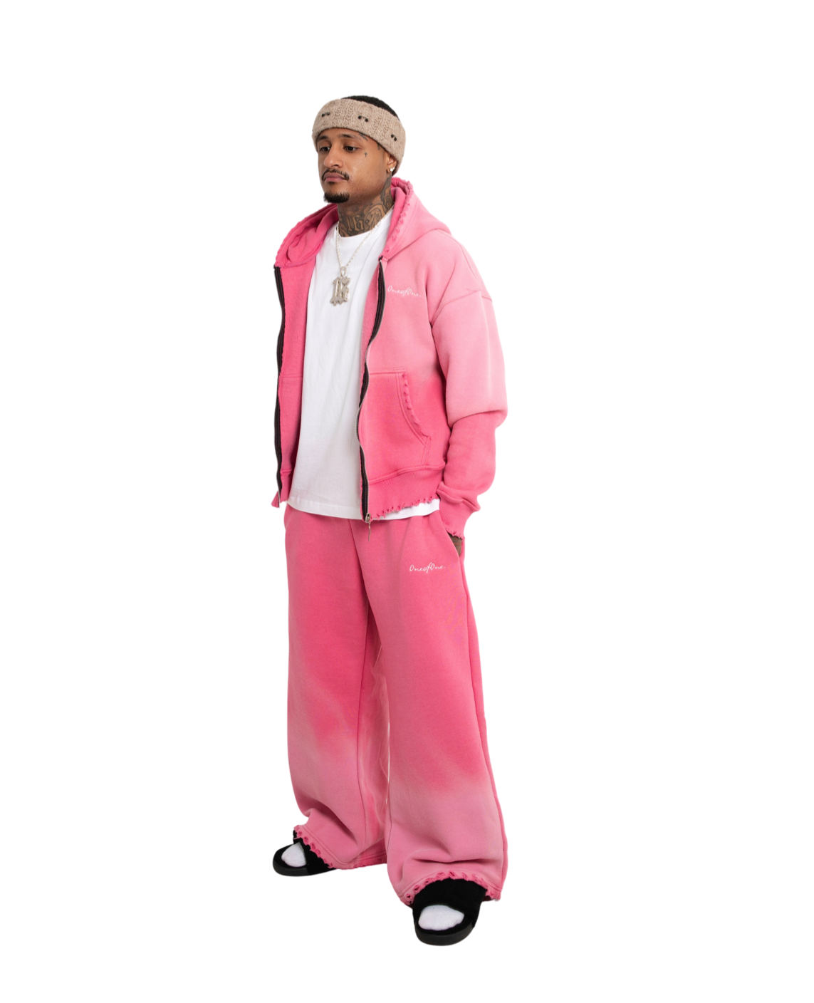 Essential Wash Tracksuit Pink