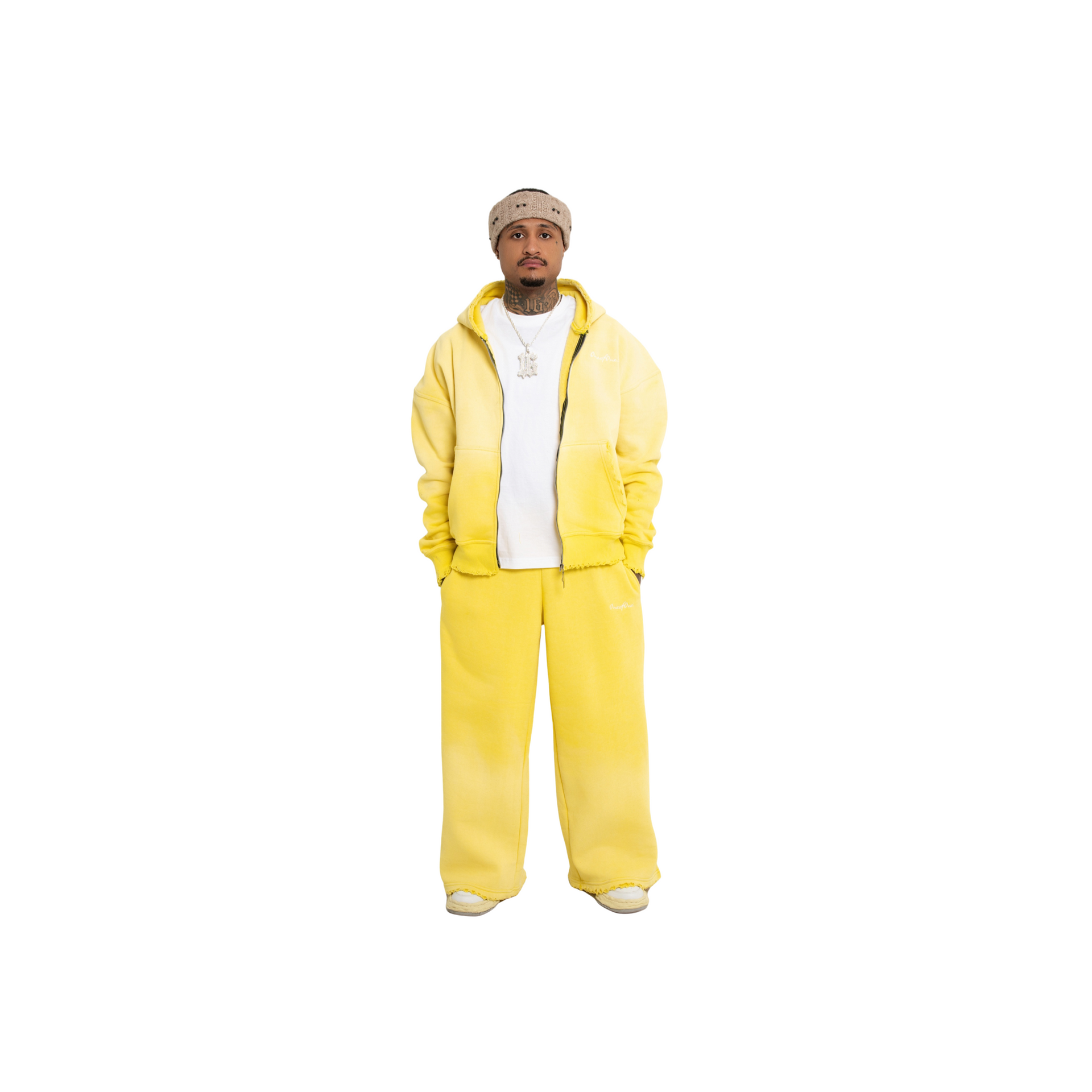 Essential Wash Tracksuit Yellow