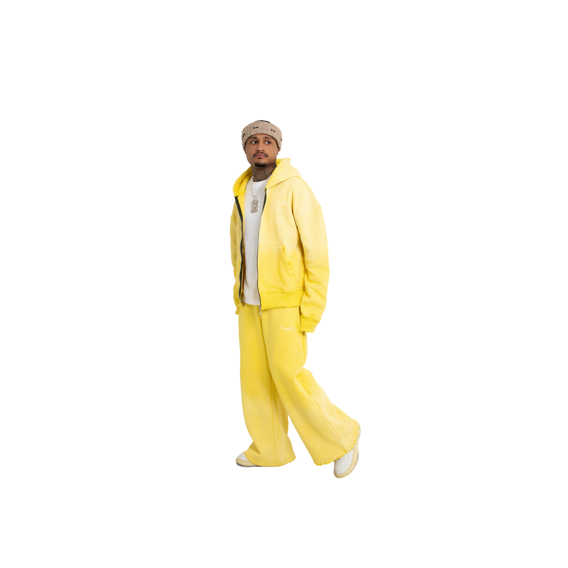 Essential Wash Tracksuit Yellow